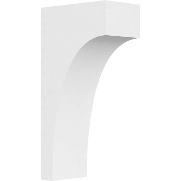 Ekena Millwork Standard Stockport Architectural Grade PVC Corbel, 3"W x 6"D x 12"H CORP03X06X12STO - main